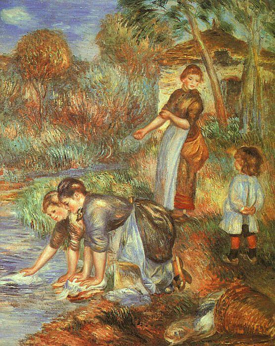 Pierre Renoir Washerwoman oil painting picture
